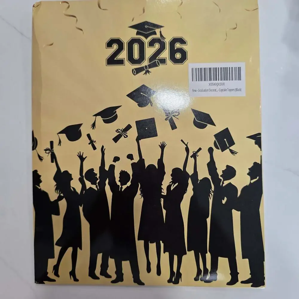 Class of 2026 Graduation Cupcake Toppers Set